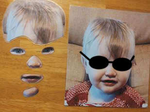 body part matching game for toddlers
